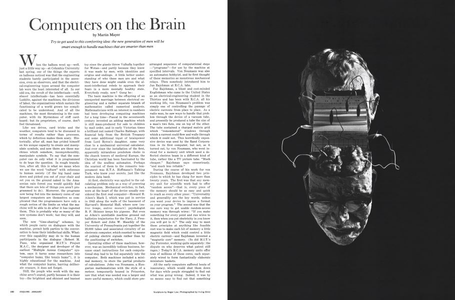 Computers on the Brain, Esquire