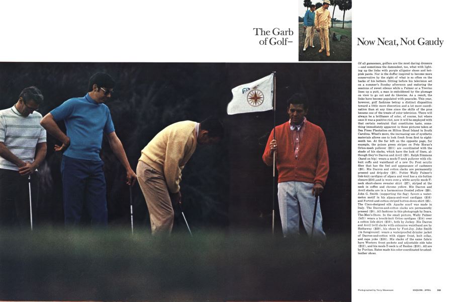The Garb of Golf—now Neat, Not Gaudy