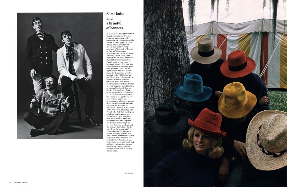 Some Knits and a Brimful of Bonnets