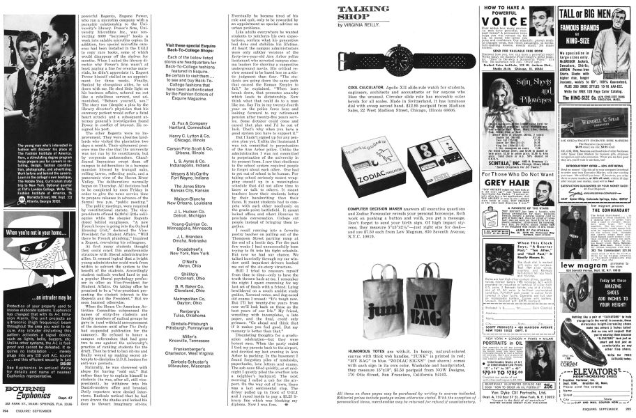 Advertisement: Esquire | Esquire | SEPTEMBER 1969