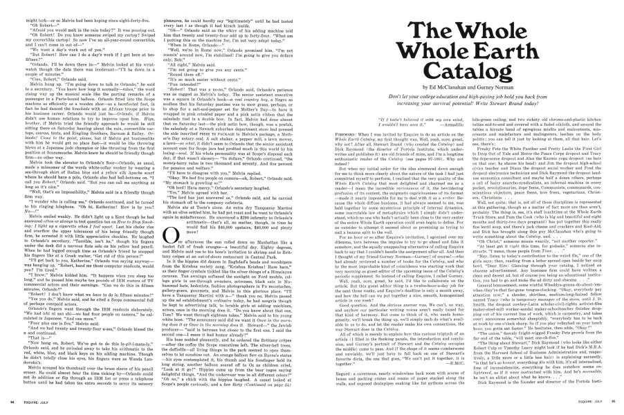 The Whole Whole Earth Catalog | Esquire | JULY 1970