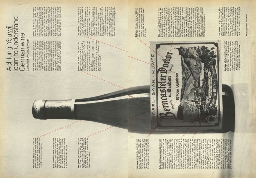 Achtung! You will learn to understand German wine