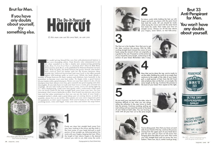 The Do-it-yourself Haircut | Esquire | JUNE 1975