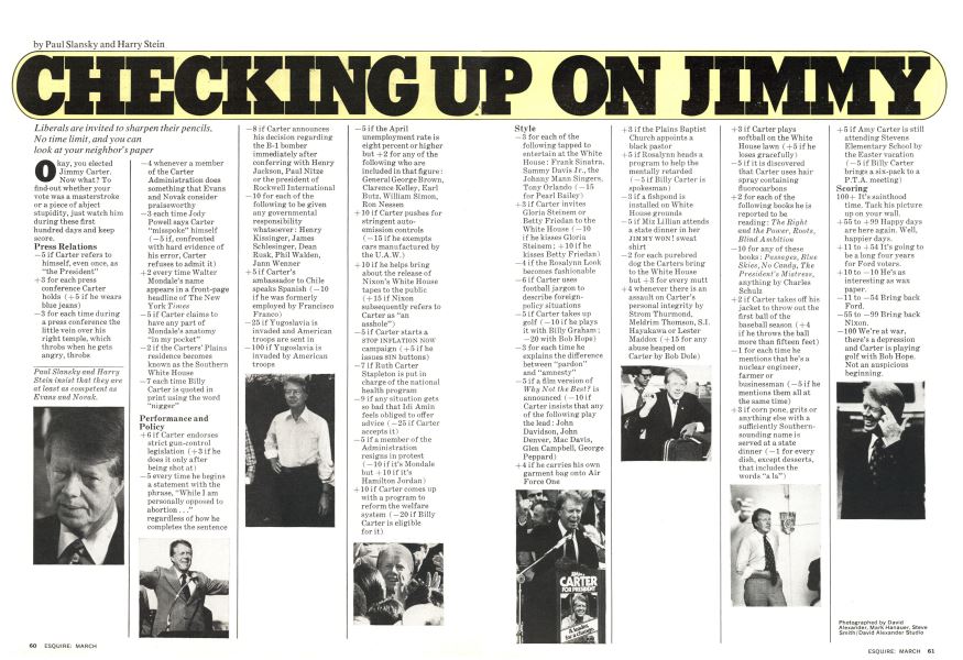 Checking Up on Jimmy