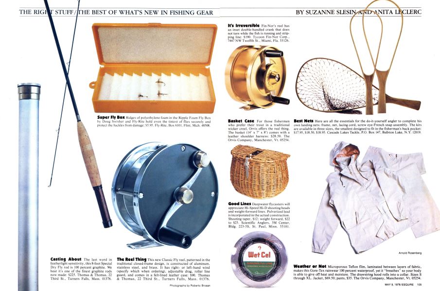 The Best of What's New in Fishing Gear, Esquire