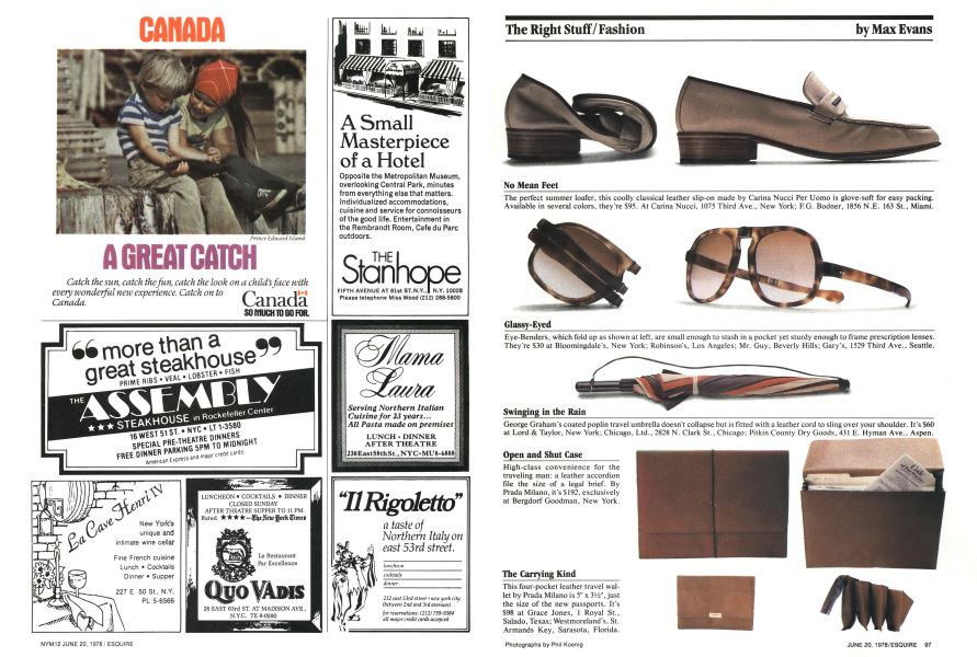The Right Stuff | Esquire | June 20, 1978