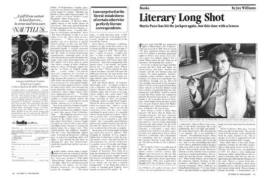 Literary Long Shot - October 10,  | Esquire