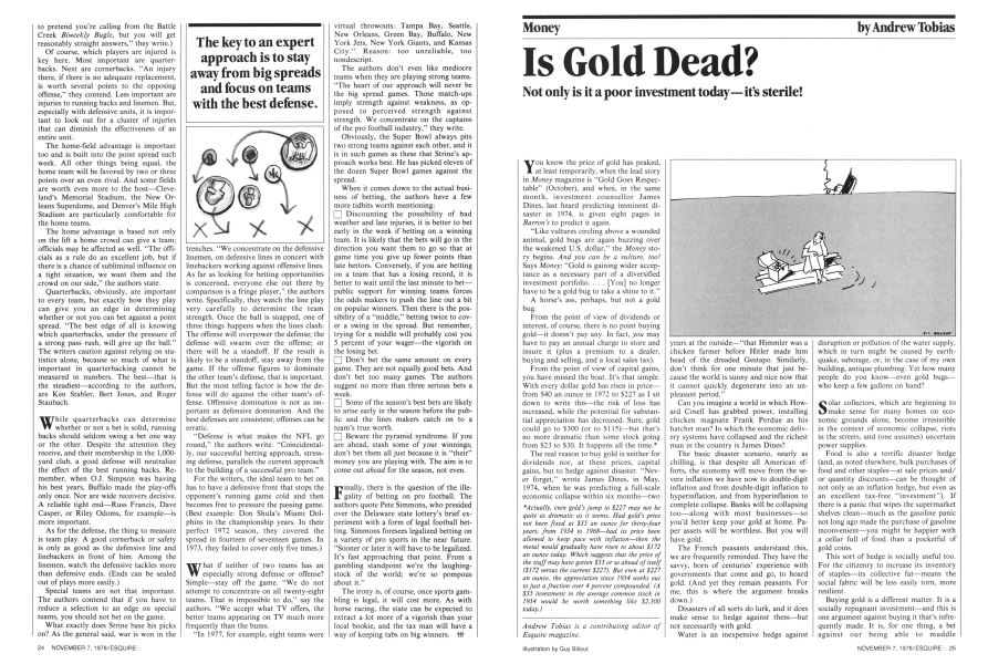 Is Gold Dead?