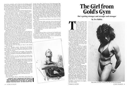 The Girl from Gold’s Gym - October | Esquire