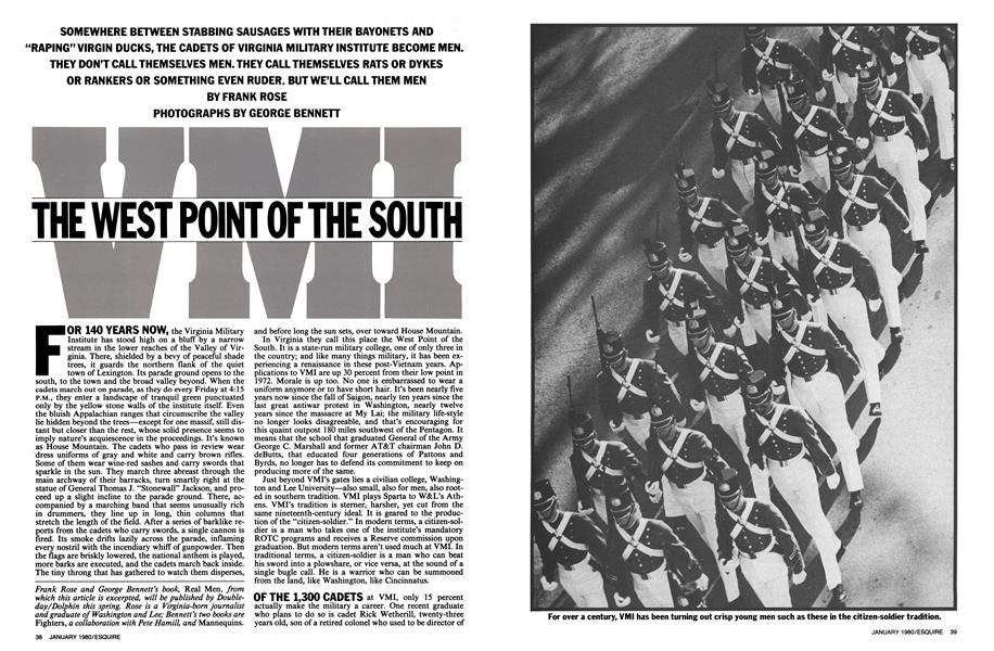 VMI: The West Point of the South