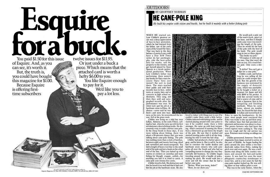 The Cane-Pole King, Esquire