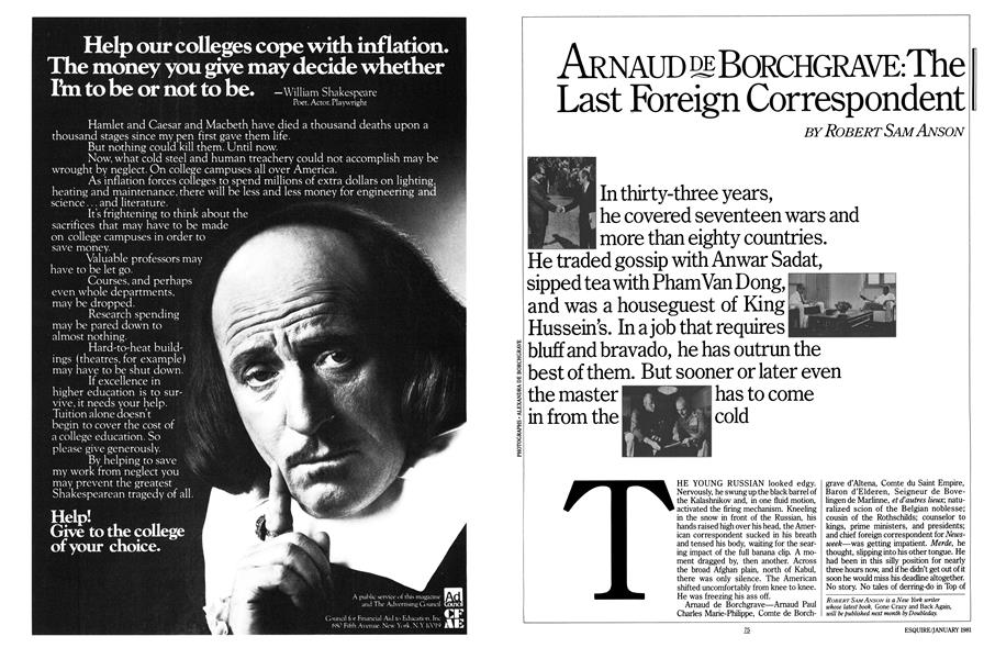 Arnaud de Borchgrave: The Last Foreign Correspondent