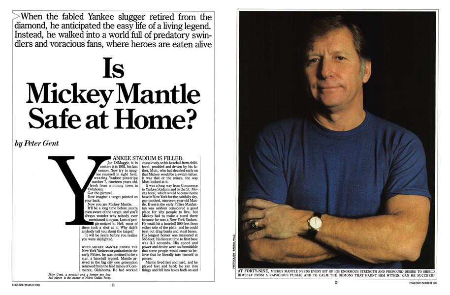Is Mickey Mantle Safe at Home?, Esquire