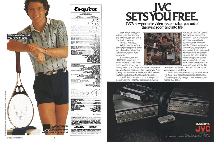Jvc | Esquire | NOVEMBER 1981