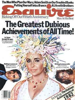 photo of the cover page of the January 1993 issue of Esquire Magazine
