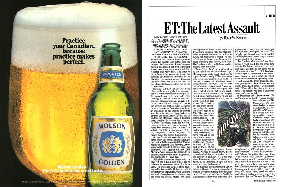 E T: the Latest Assault