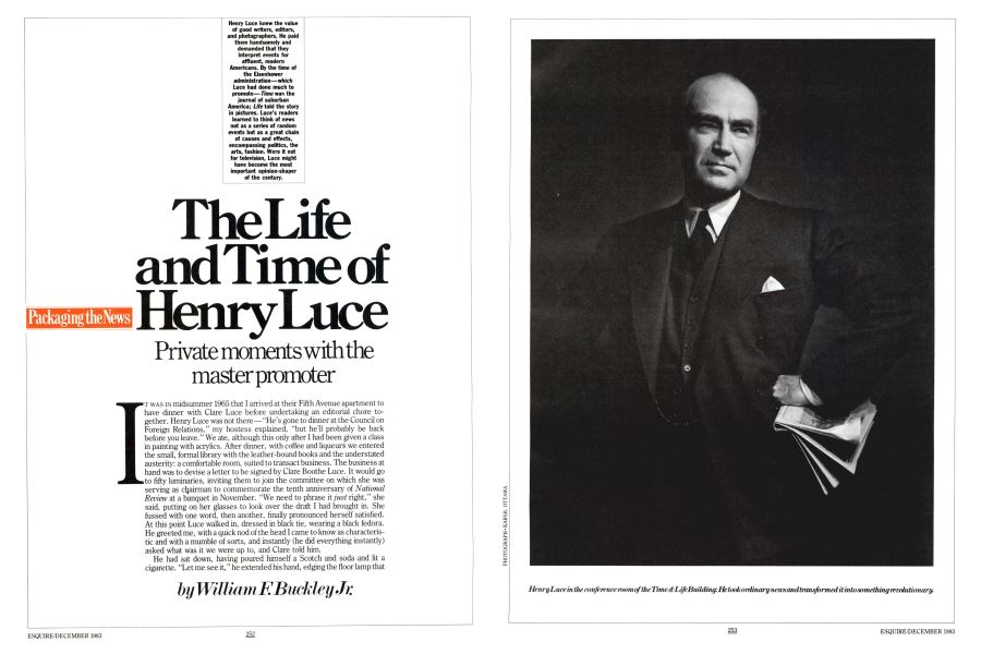 The Life and Time of Henry Luce