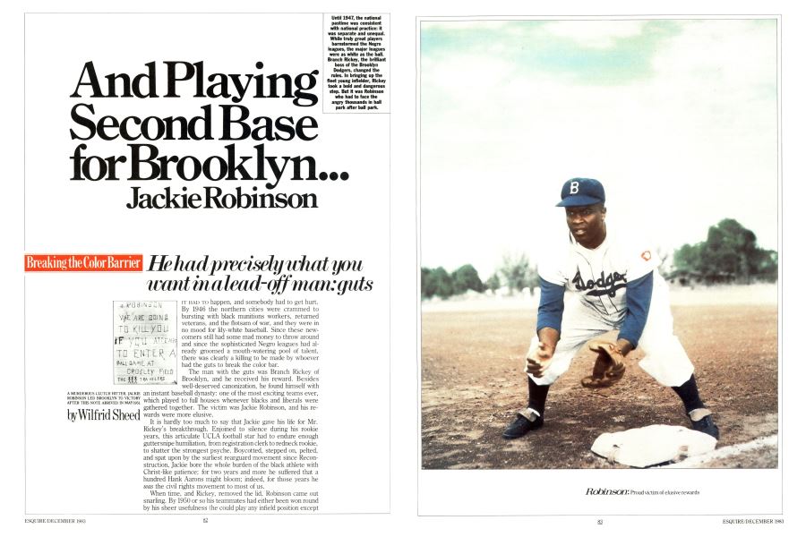 And Playing Second Base for Brooklyn... Jackie Robinson