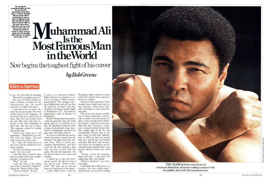 Muhammad Ali Is the Most Famous Man in the World