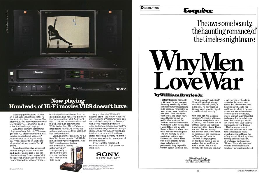Why Men Love War Esquire NOVEMBER 1984 why-men-love-war-esquire-november-1984