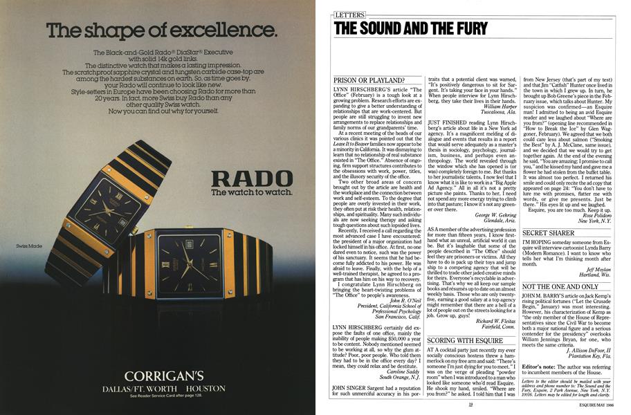 The Sound and the Fury