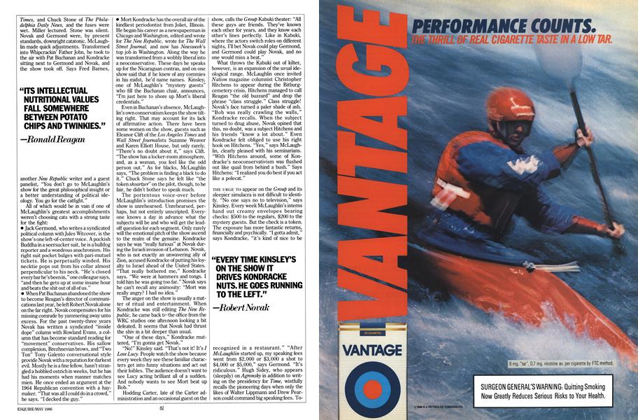 R.J. Reynolds Tobacco, Co. | Esquire | MAY 1986