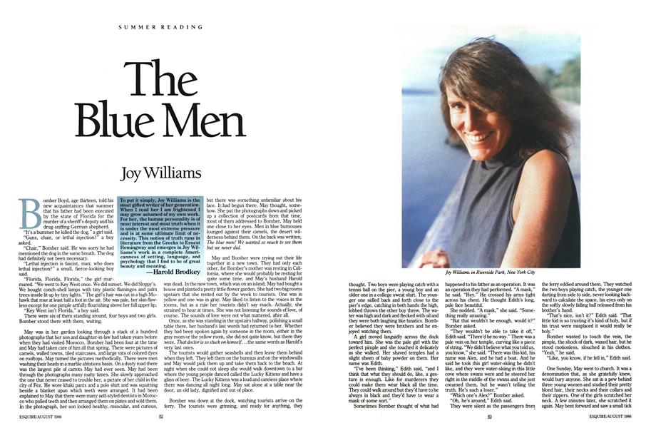 The Blue Men Esquire August 1986