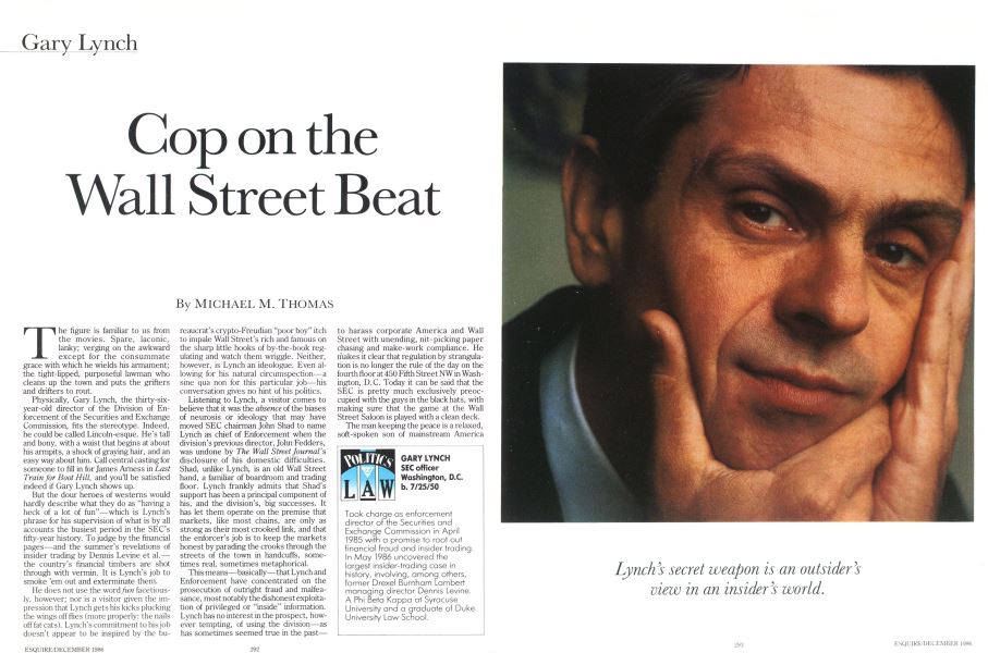 Cop on the Wall Street Beat