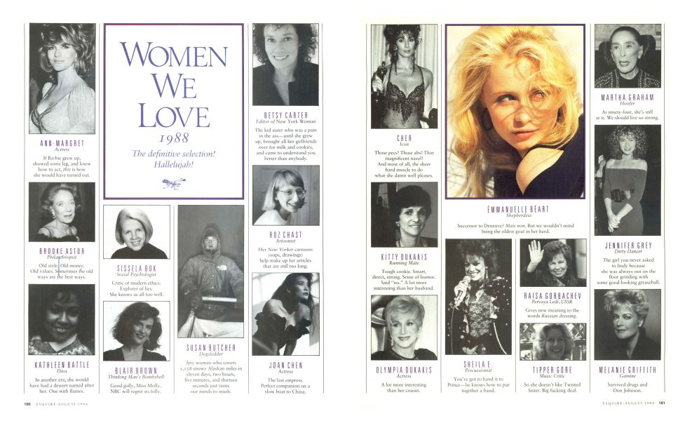 その他 Esquire  oct 2002 Women We Love More Women We Love | Esquire | OCTOBER 2002