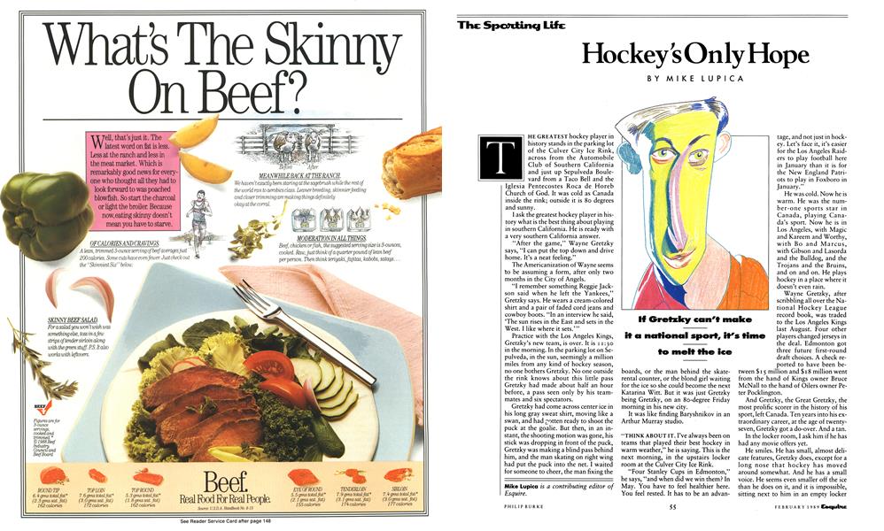 Hockey's Only Hope | Esquire | February 1989