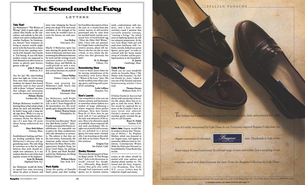 The Sound and the Fury