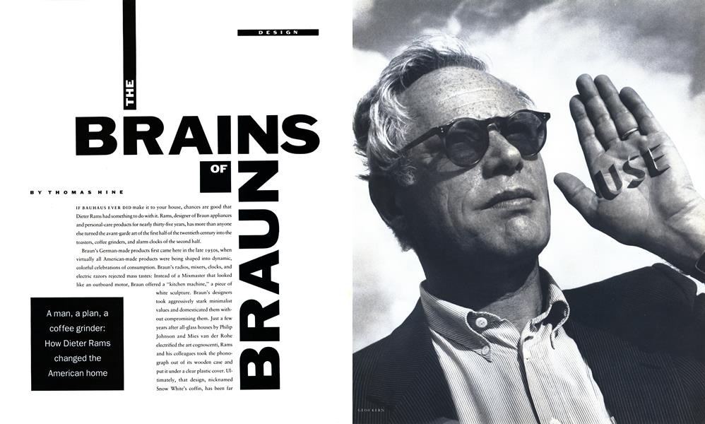 The Brains of Braun | Esquire | January 1990