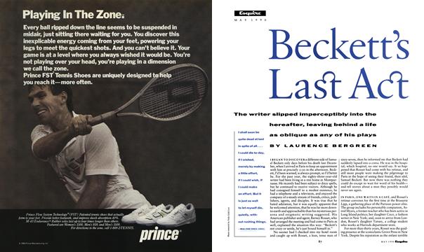 Beckett’s Last Act - May | Esquire