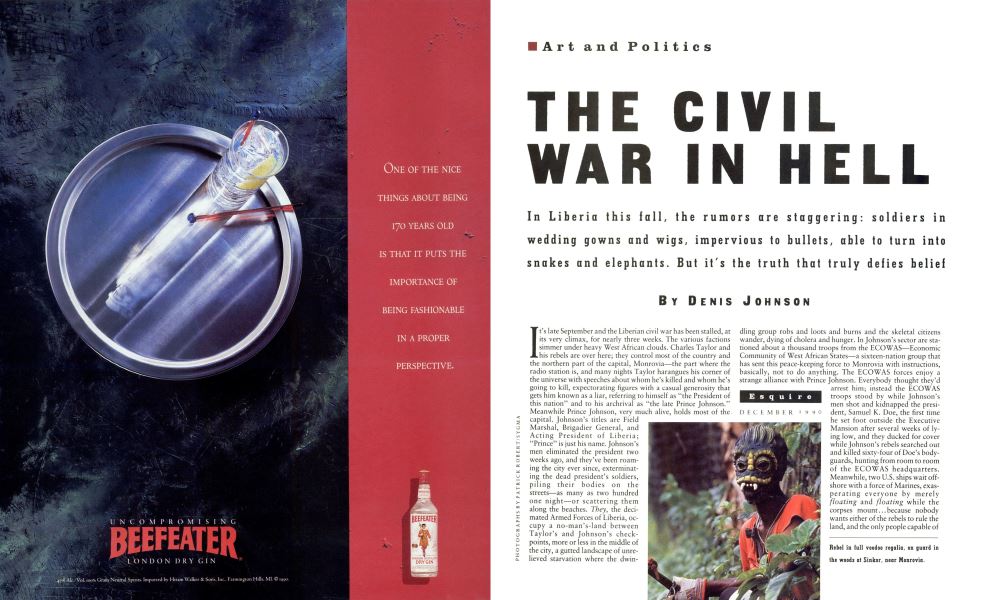 The Civil War In Hell Esquire December 1990