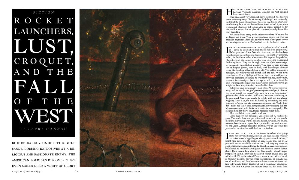 Rocket Launchers, Lust, Croquet, and the Fall of the West