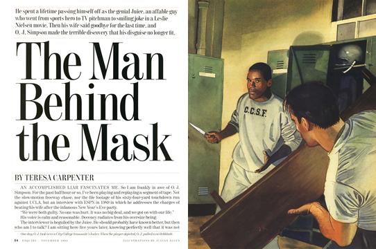The Man Behind the Mask - November | Esquire