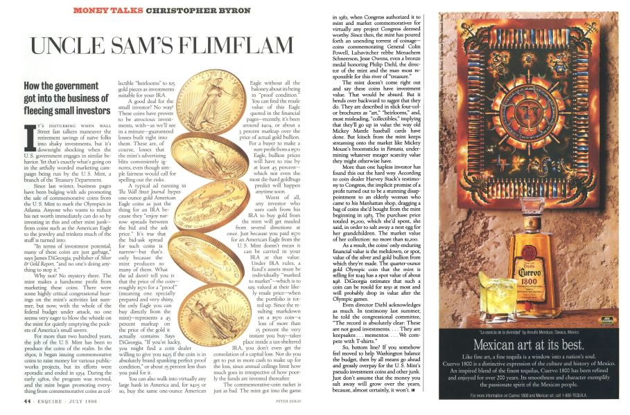 Uncle Sam S Flimflam Esquire July 1996 - we strive to present a reader friendly digital text version of each story while errors in automatic conversion are inevitable we are devoted to editing