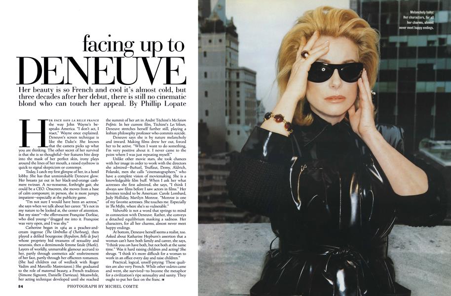 Facing Up to Deneuve