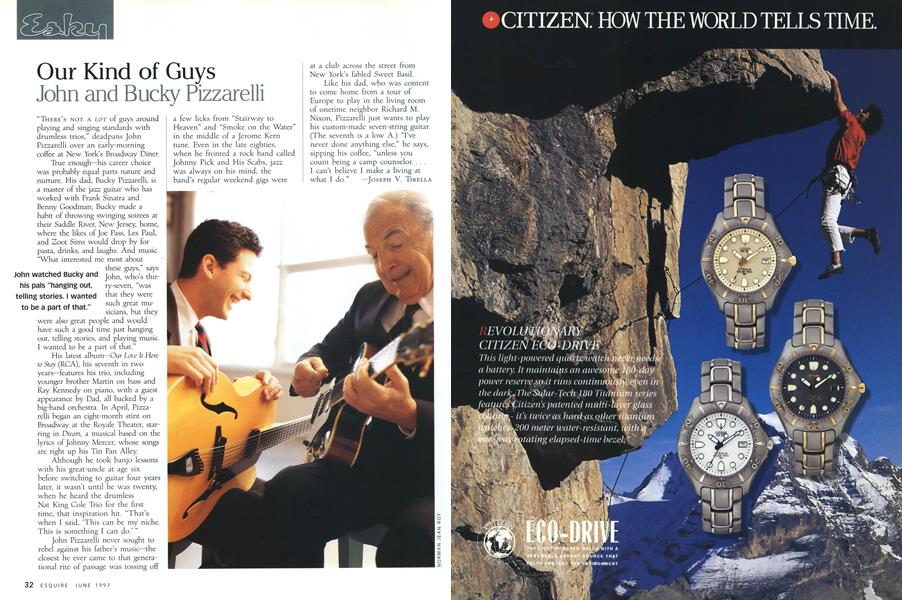 John and Bucky Pizzarelli