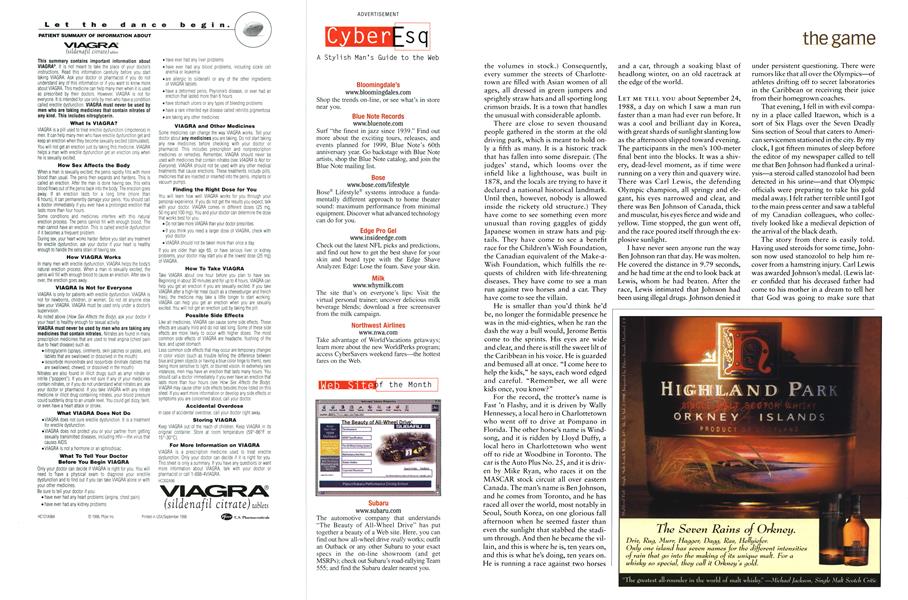 Advertisement Esquire February 1999