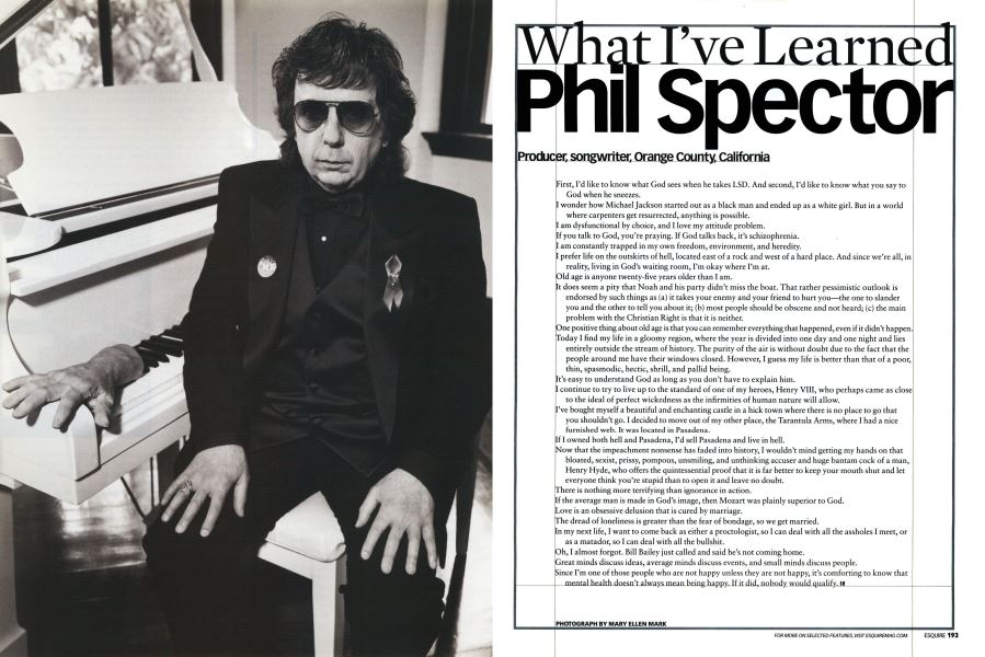 phil spector t shirt