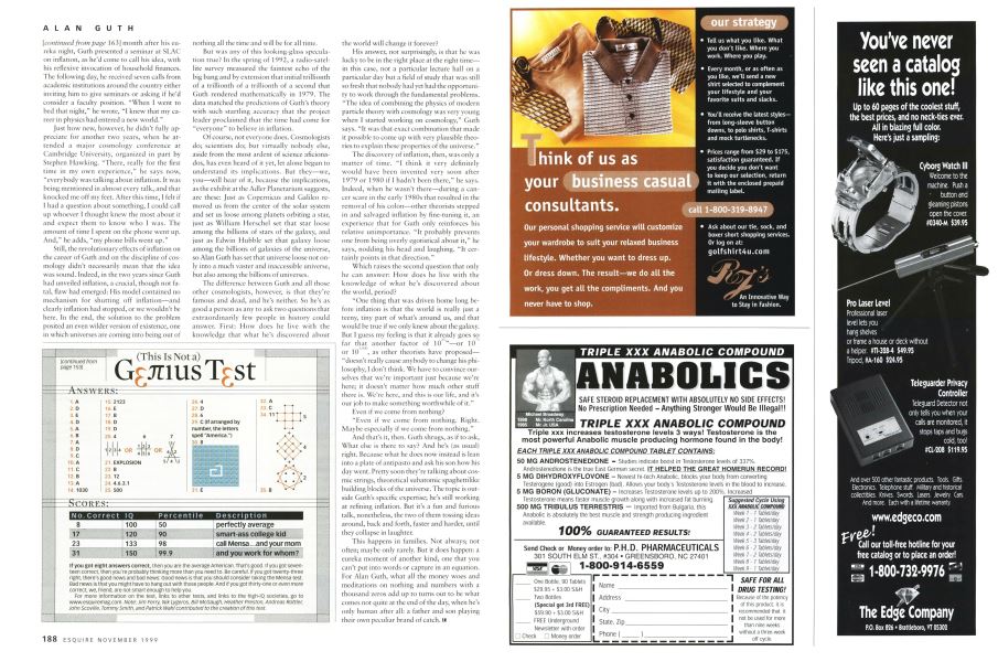 Advertisement Esquire November 1999