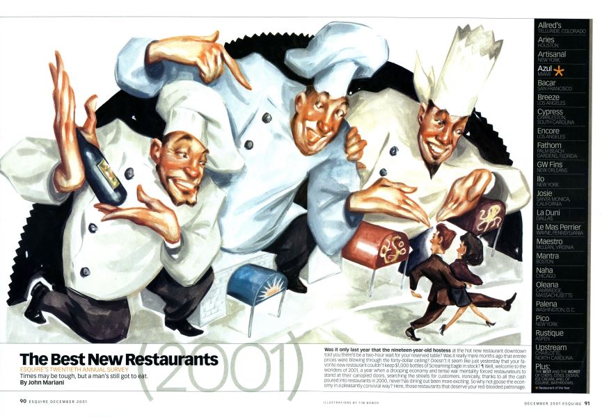 The Best New Restaurants 2001