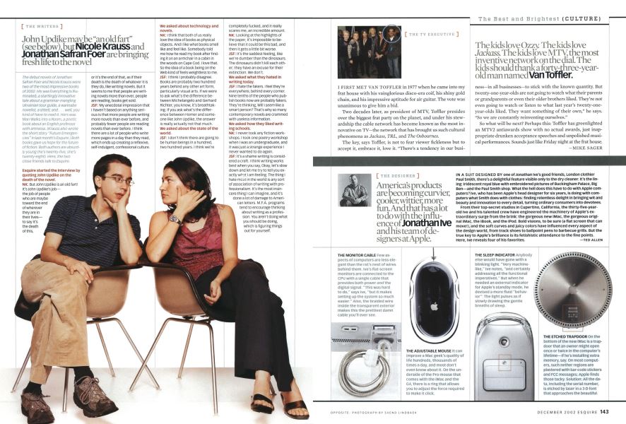 Nicole Krauss and Jonathan Safran Foer | Esquire | DECEMBER 2002