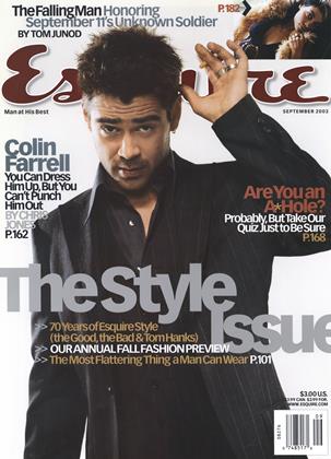 SEPTEMBER 2003 | Esquire
