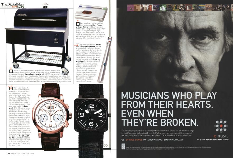 Emusic: Ipod 5 | Esquire | DECEMBER 2006