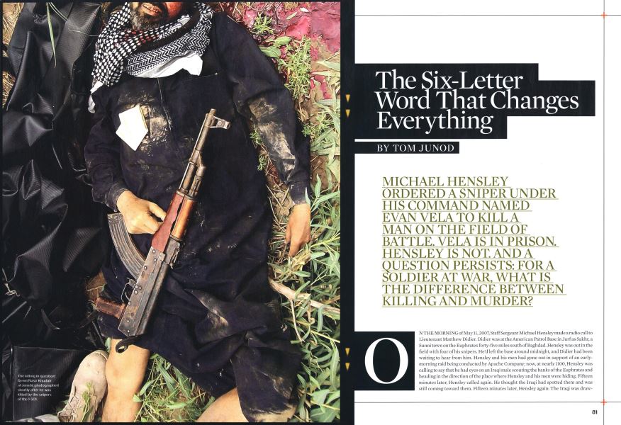 The Sixletter Word That Changes Everything  Esquire  JULY 2008