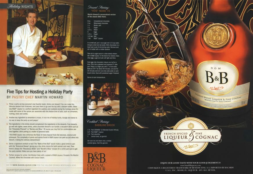 Advertisement: B & B | Esquire | JANUARY 2009