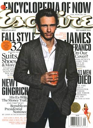 JAMES FRANCO | Esquire | SEPTEMBER 2010