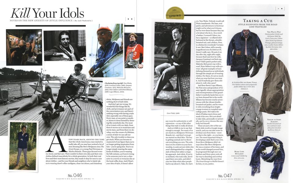 Kill Your Idols | Esquire | 2011 SPRING / SUMMER